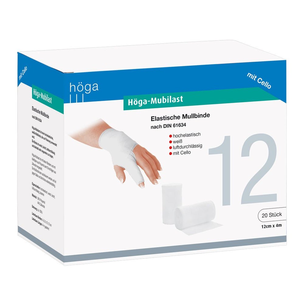 Höga-mubilast Fixierbinde 12 cmx4 m m.Ce 1 St