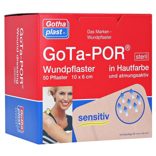 Gota-por Wundpflaster Steril 60x100 mm h 50 St
