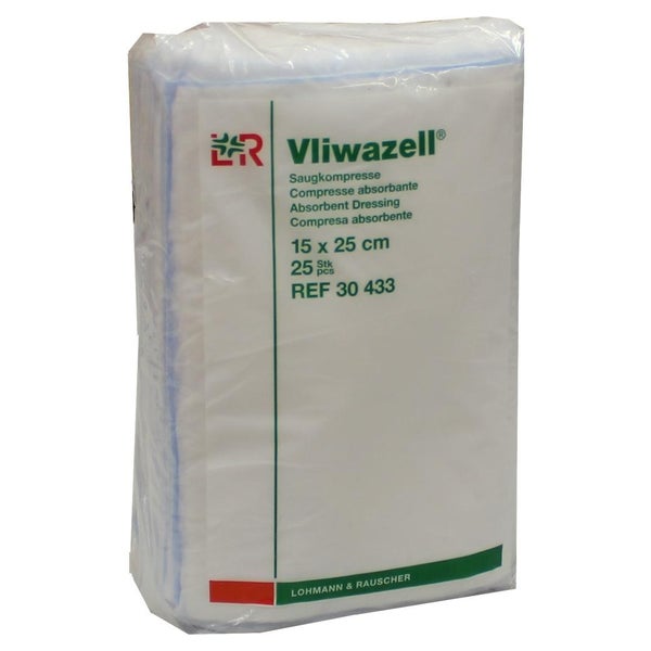 Lohmann & Rauscher Vliwazell 15 x 25 cm unsteril 25 Stück 25 St