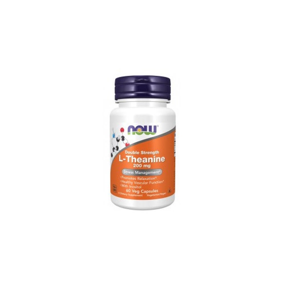 Doppelt starkes L-Theanin 200 mg, vegetarische Kapseln 60 St