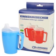 Einnehmebecher mit 1 Griff+Deckel 4mm blau 1 St