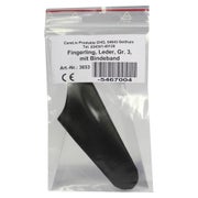 Fingerling Leder Gr.3 mit Bindeband 1 St