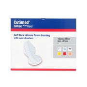 Cutimed Siltec Heel 16x24 cm Kompressen 5 St