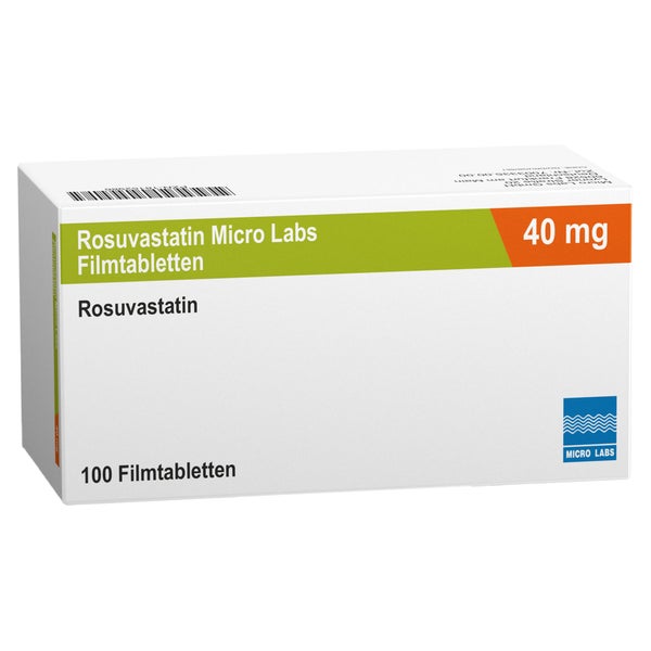 ROSUVASTATIN Micro Labs 40 mg Filmtabletten 100 St