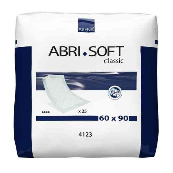 Abena Abri Soft Krankenunterlagen 60 x 90 cm, 25er Pack 4X25 St