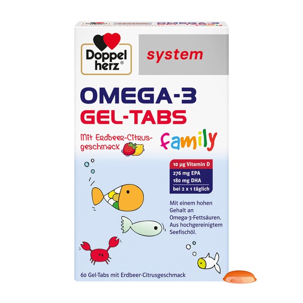 Doppelherz system OMEGA-3 family Gel-Tabs 60 St