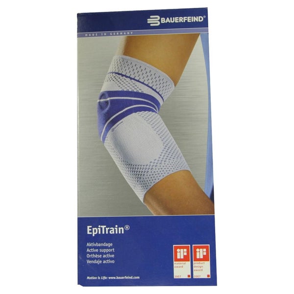 Bauerfeind Epitrain Ellenbogenbandage Aktivbandage Titan 1 St