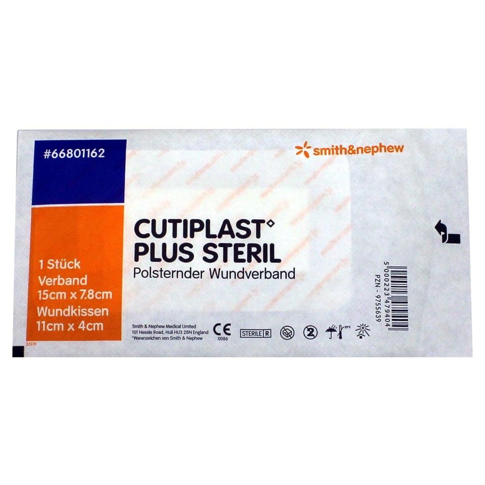 Cutiplast Plus Steril 7,8x15 cm Verband 1 St