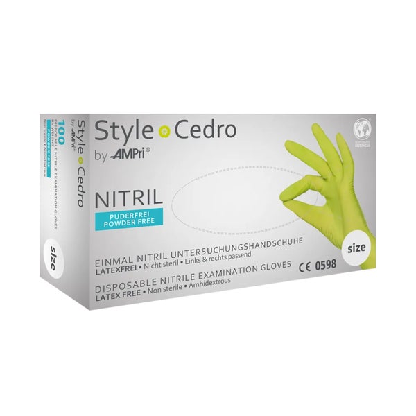 Style Cedro Unt.hands.nitril unster.pf M 100 St 100 St