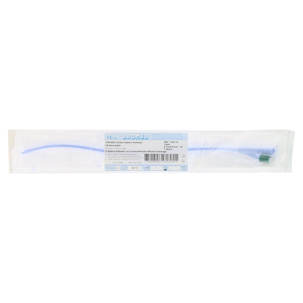 Uromed Ballonkath.silikon Nelaton Ch 14 1 St