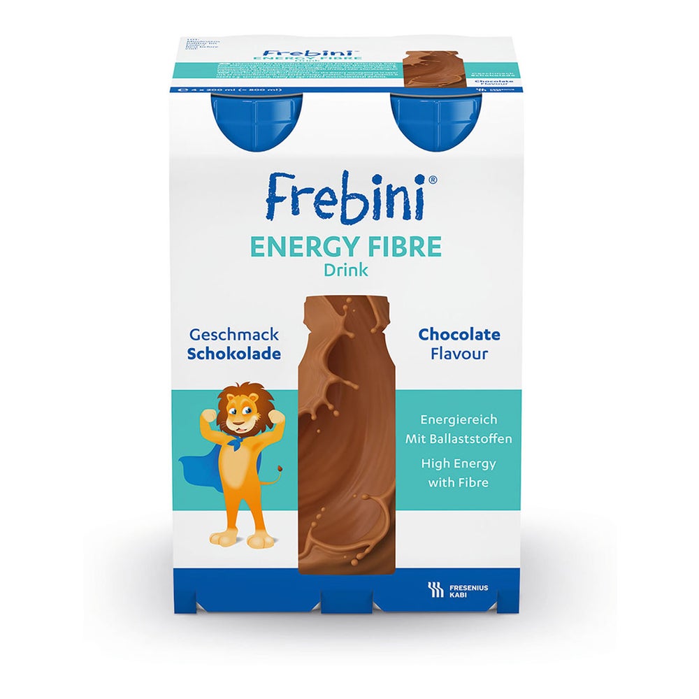 Frebini Energy Fibre Trinknahrung Schokolade 4X200 ml