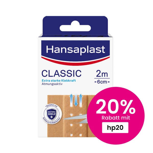 HANSAPLAST Classic Pflaster 6cmx2m 1 St