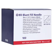 BD Aufziehkanüle Stumpf 18 G 1 1/2 1,2x4 100 St