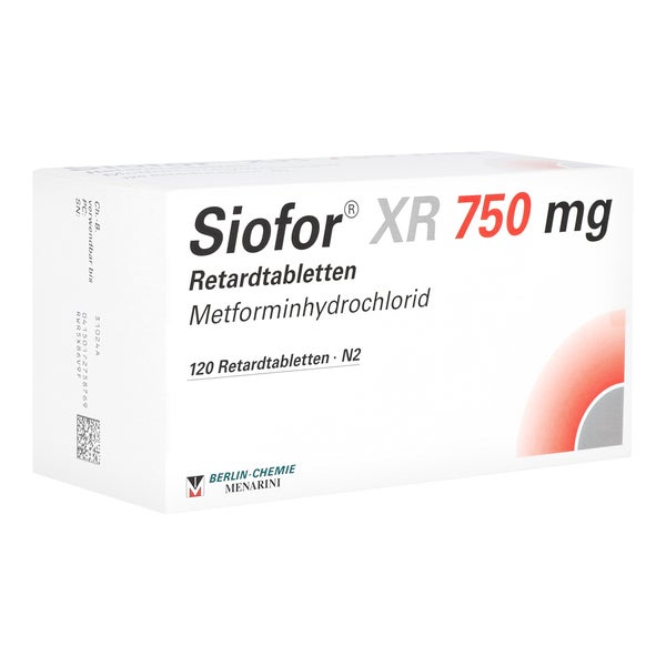 Siofor XR 750 mg Retardtabletten 120 St