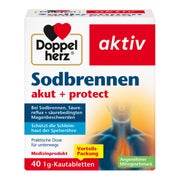 Produktabbildung: Doppelherz Sodbrennen Akut+protect Kauta 20 St