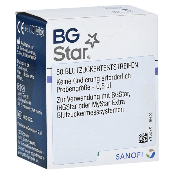 Bgstar Teststreifen 50 St