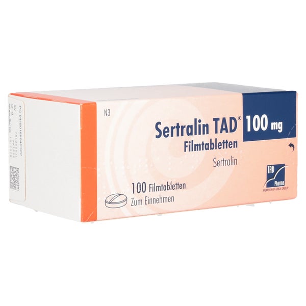 Sertralin TAD 100 mg Filmtabletten 100 St