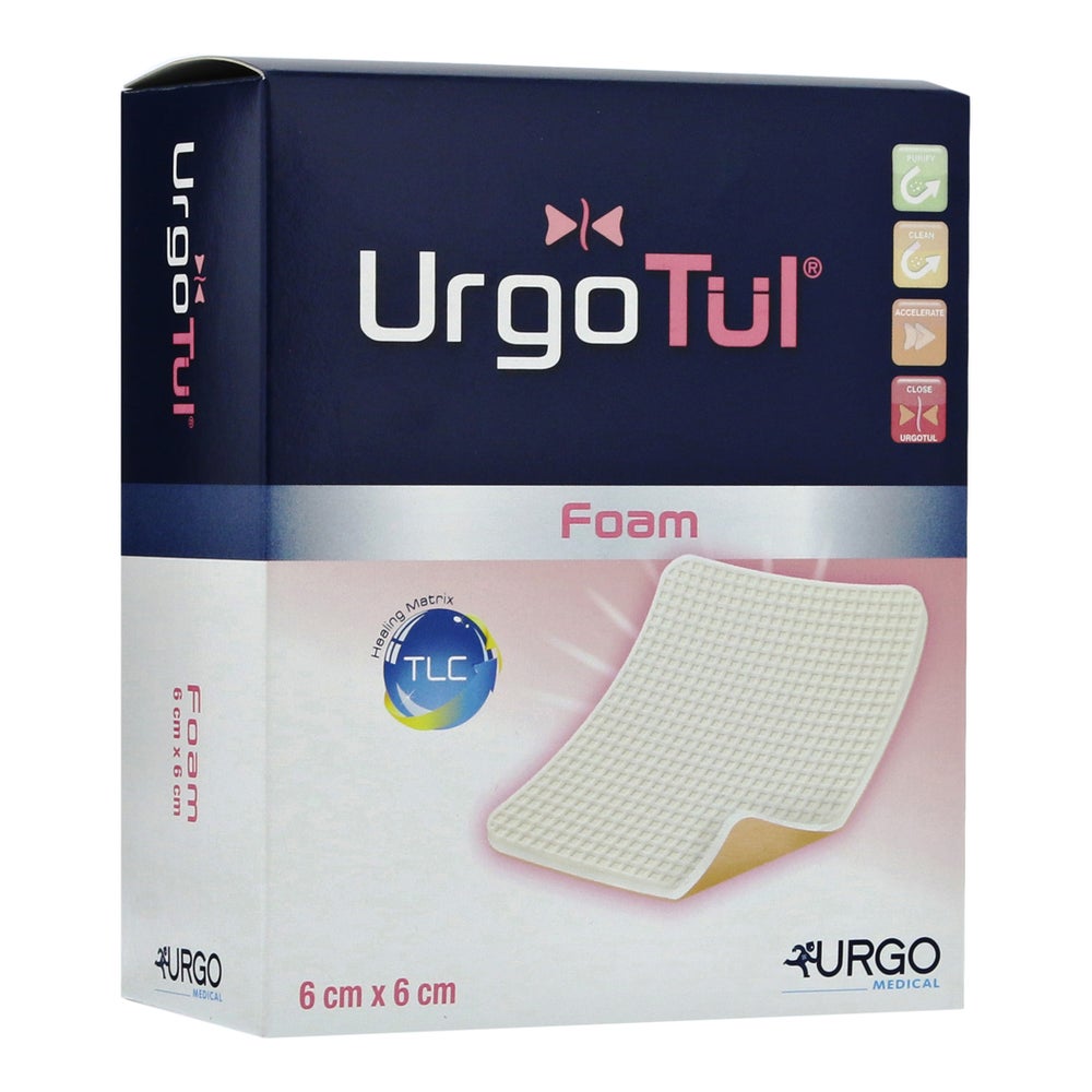 Urgotül Foam 6x6 cm Verband 10 St