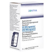 SALMETEROL/Fluticasonpropionat Zent.25/250µg 1 St