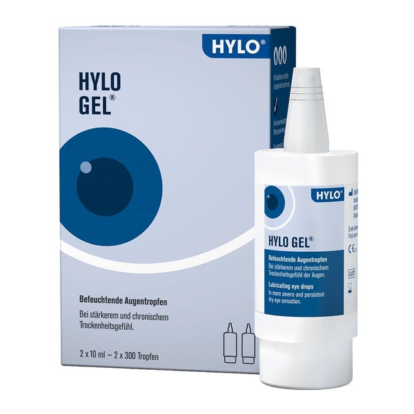 HYLO GEL Augentropfen 2X10 ml