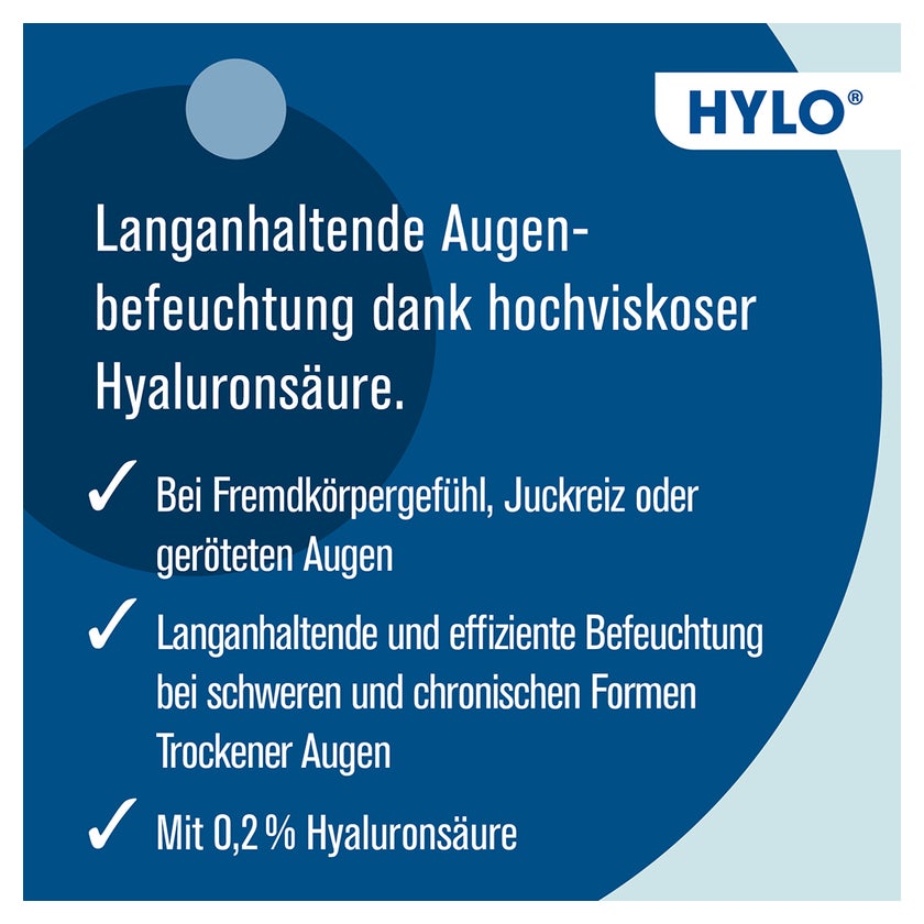 Hylo Gel Augentropfen 2X10 ml