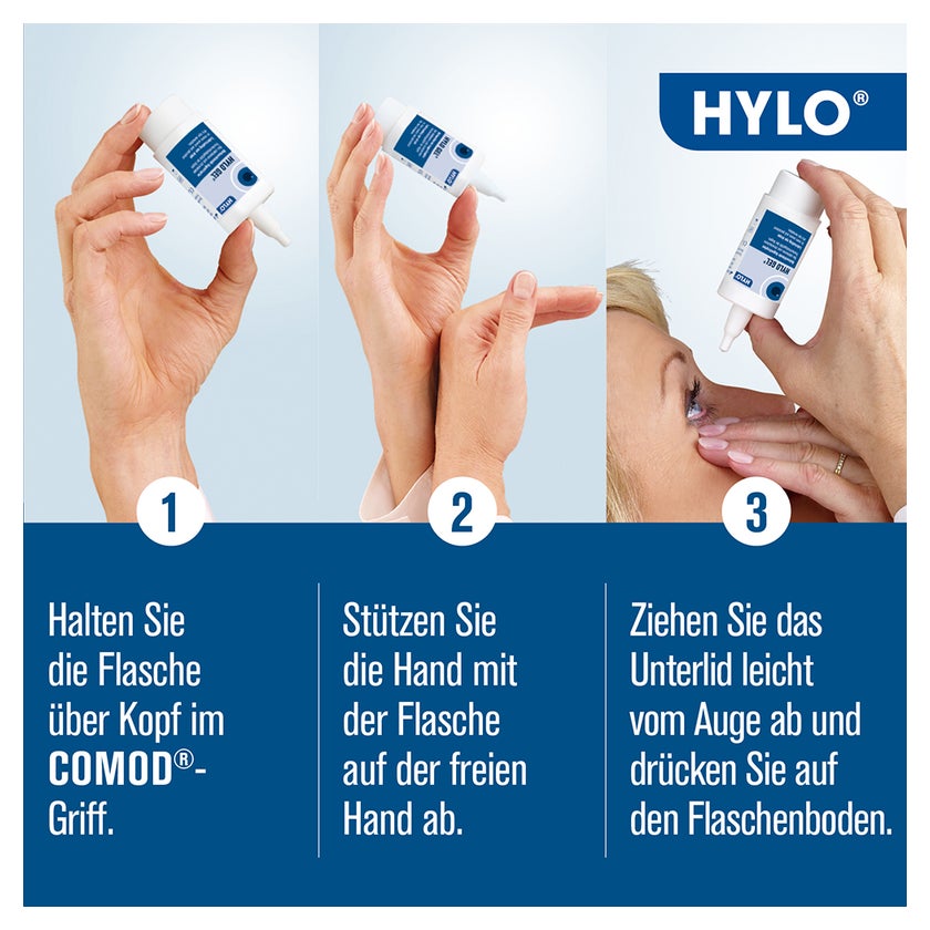 Hylo Gel Augentropfen 2X10 ml