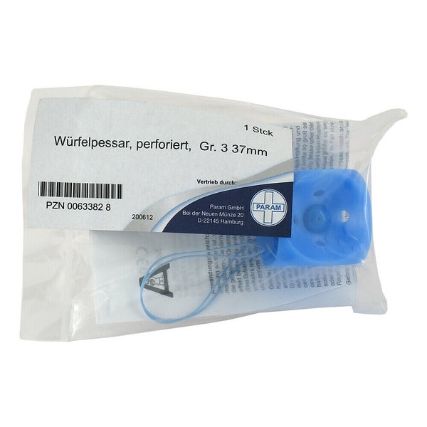 Arabin Würfel Pessar perforiert 37 mm Gr.3 1 St