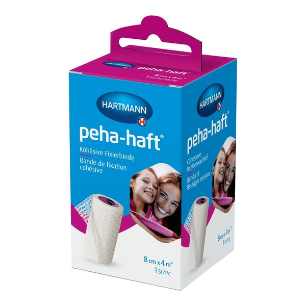 Hartmann Peha-haft Fixierbinde einzeln verpackt - 4 m x 8 cm / 1 Stück 1 St