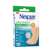 Nexcare  Ultra Stretch Comfort Flexible Bands, 60mm x 100mm 10 St