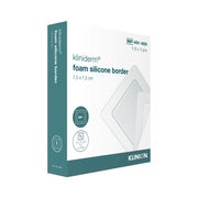 Kliniderm foam Silicone Border 7,5x7,5 c 5 St