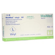 MaiMed vinyl PF Untersuchungshandschuhe unsteril puderfrei 100 Stück - L 100 St