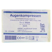 Augenkompressen 5,8x7 cm steril 5X1 St