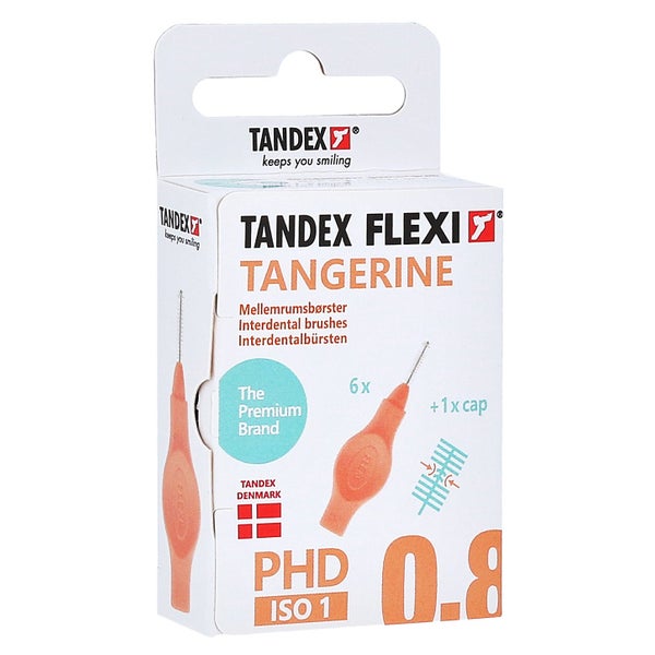 Tandex Flexi Interdentalb.phd 0.8/iso 1 Tangerine 6X1 St