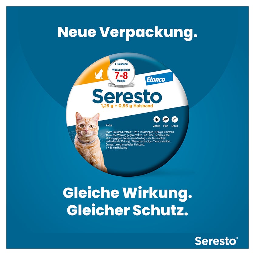 Seresto Halsband Katze 1 St online kaufen | DocMorris