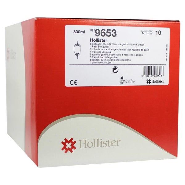 Hollister Urin Beinbtl.m.ablauf 800 ml u 10 St