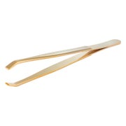 Haarpinzette klauenförmig gebogen, gold, 9 cm 1 St