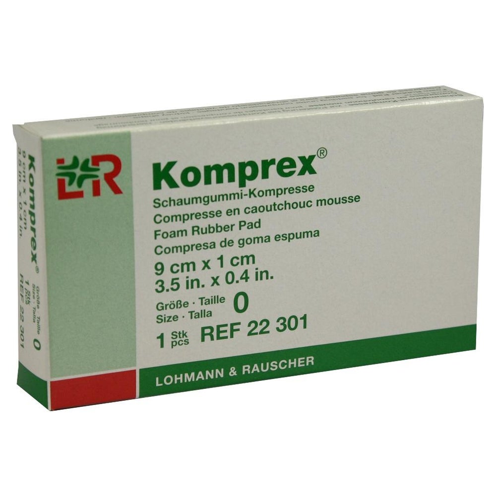 Komprex compressa in gommapiuma 9x5x1 cm