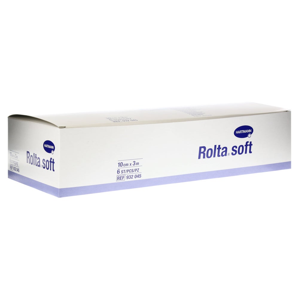 Hartmann Rolta-soft Synthetik-Wattebinden (6 Stck.) - 3 m x 10 cm / Packung = 6 Stück (18 m) 6 St