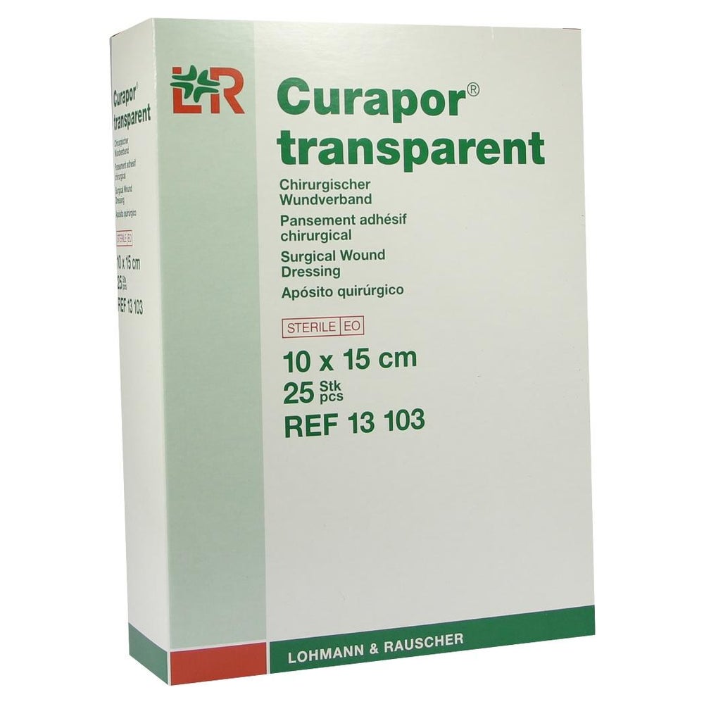 Curapor transparent Wundverband 10 x 15 cm Steril 25 St