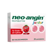 Produktabbildung: neo-angin junior Halstabletten 24 St