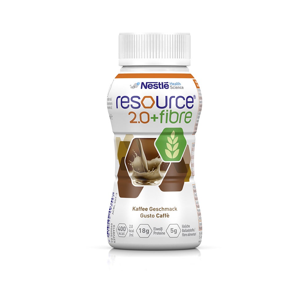 Resource 2.0 + fibre Kaffee 4X200 ml