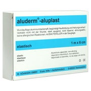 Produktabbildung: Söhngen aluderm-aluplast Wundverbandpflaster, 10 cm - 1 Packung = 10 Stück, 10 x 6 cm 1 St