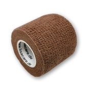 LisaCare selbstklebender Verband - Braun - 5cm x 4,5cm 1 St