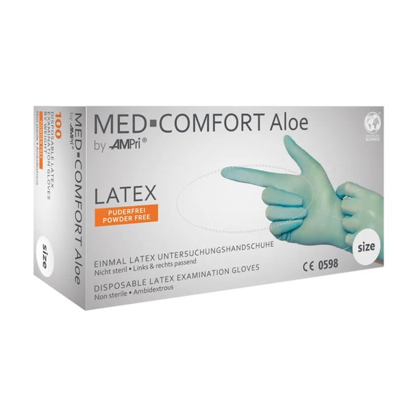 MED Comfort Aloe U.Hands.Latex unster.pu 100 St 100 St