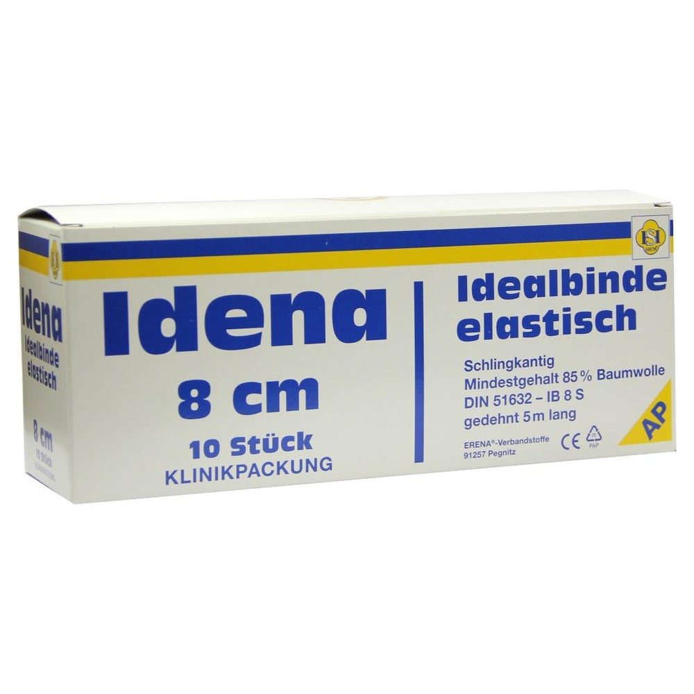 Idena Idealbinden 8 cm Schlingkante 10 St