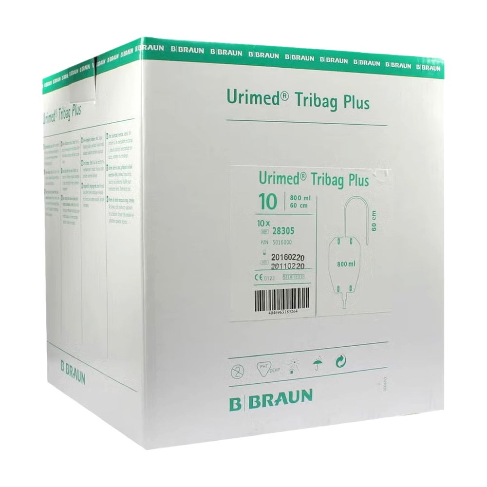 Urimed Tribag Plus Urin Beinbtl.800ml 60 10 St
