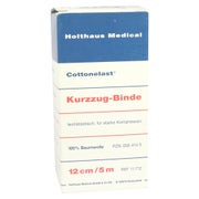Produktabbildung: Holthaus Medical Cottonelast Kurzzug-Binde 5 m, Baumwolle - 1 Packung = 1 Stück einzeln in Schachtel, Maße: 12 cm x 5 m 1 St