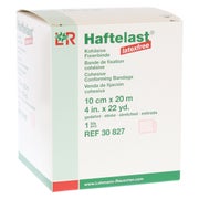Lohmann & Rauscher Haftelast Fixierbinde, latexfrei, cremefarben, selbsthaftend - 1 Stück, einzeln in Faltschachtel, Maße: 10 cm x 20 m 1 St
