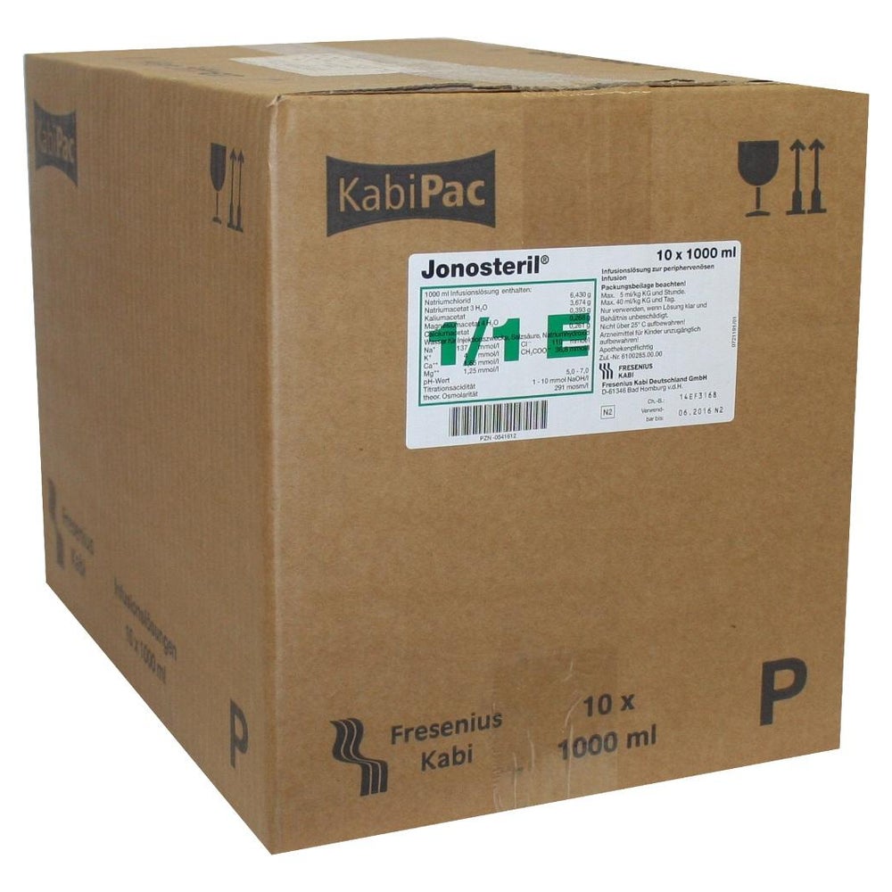 Jonosteril Plastik Infusionslösung 10X1000 ml