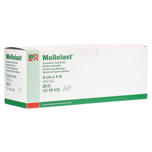 Mollelast Binden 8 cmx4 m weiß 20 St